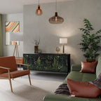 FERN FLOWERS Aparador de 3 Puertas