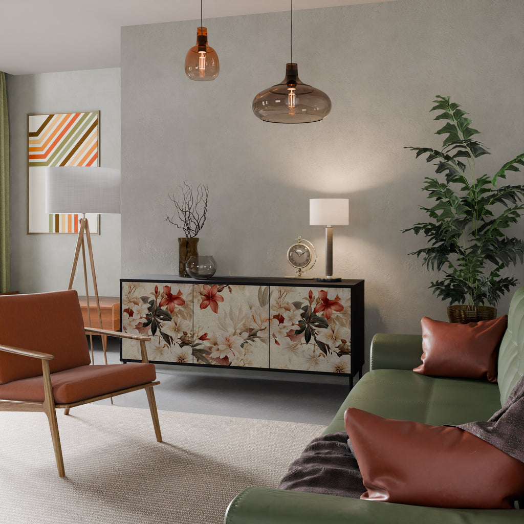 PETAL HARMONY Skänk med tre dörrar