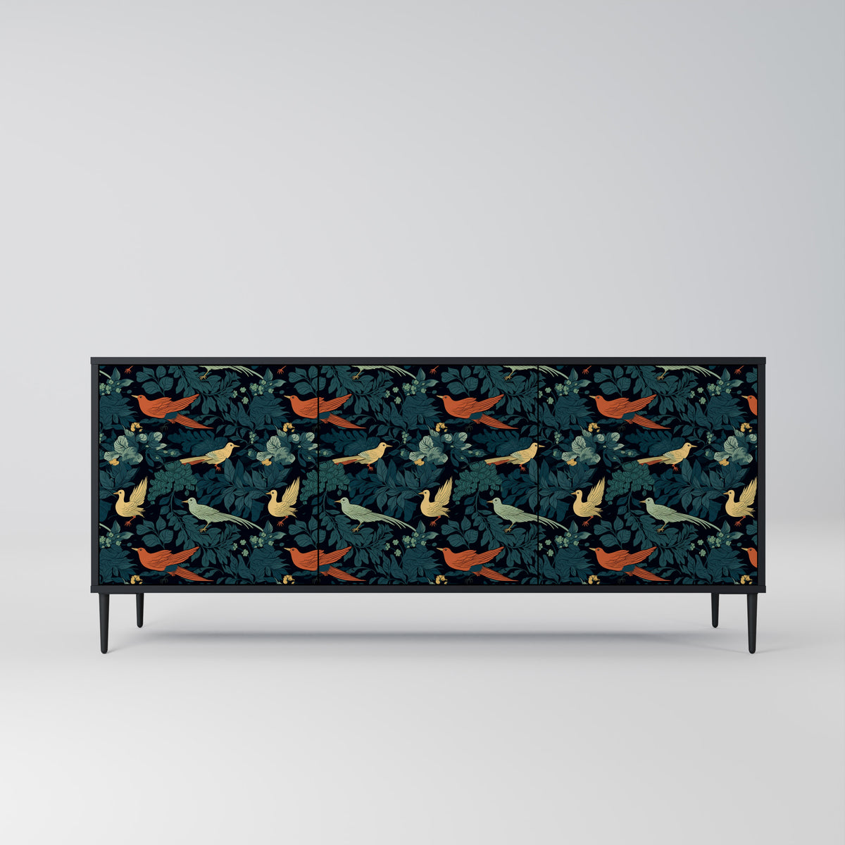 FOWL ORNAMENT 3-Door Sideboard