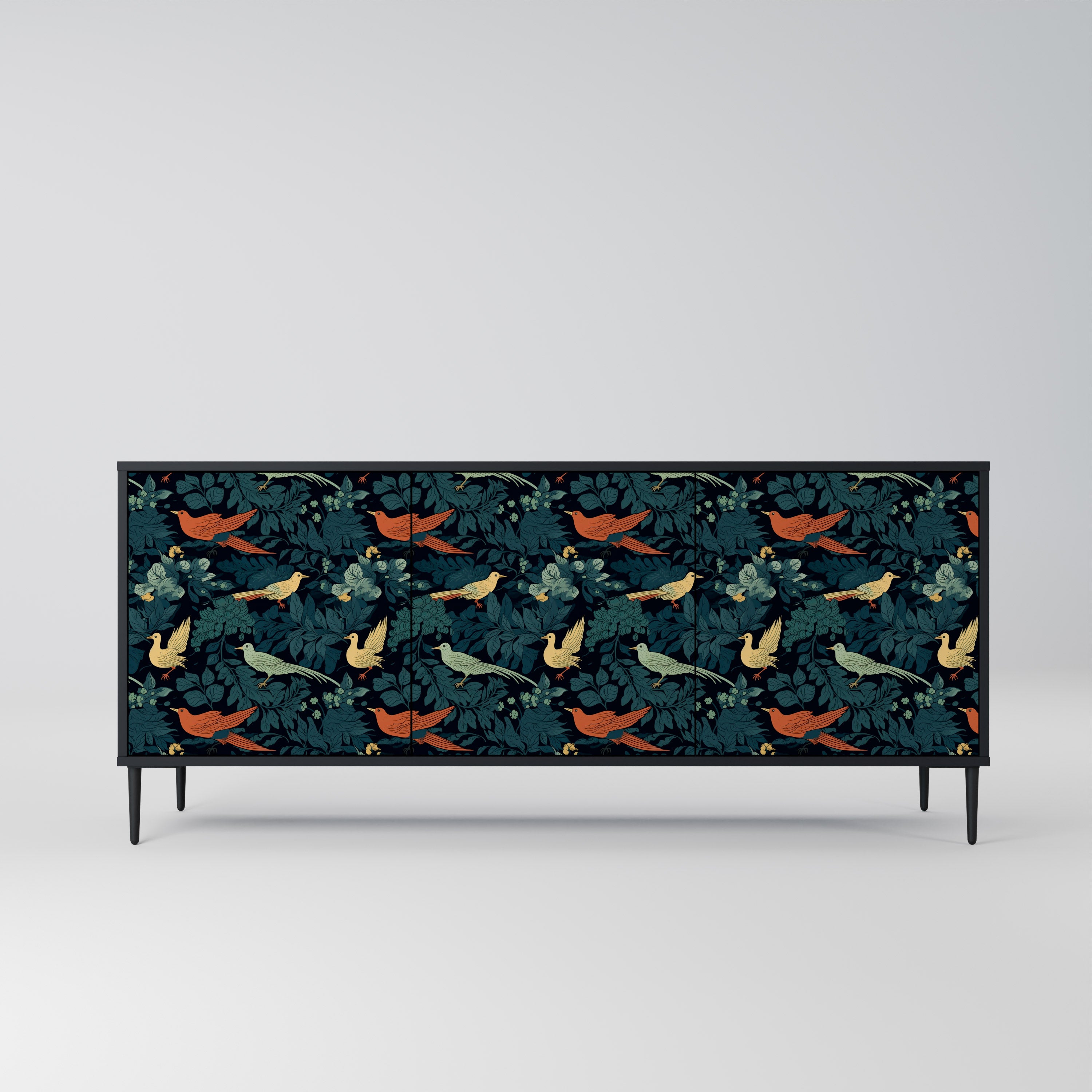 FOWL ORNAMENT 3-Door Sideboard