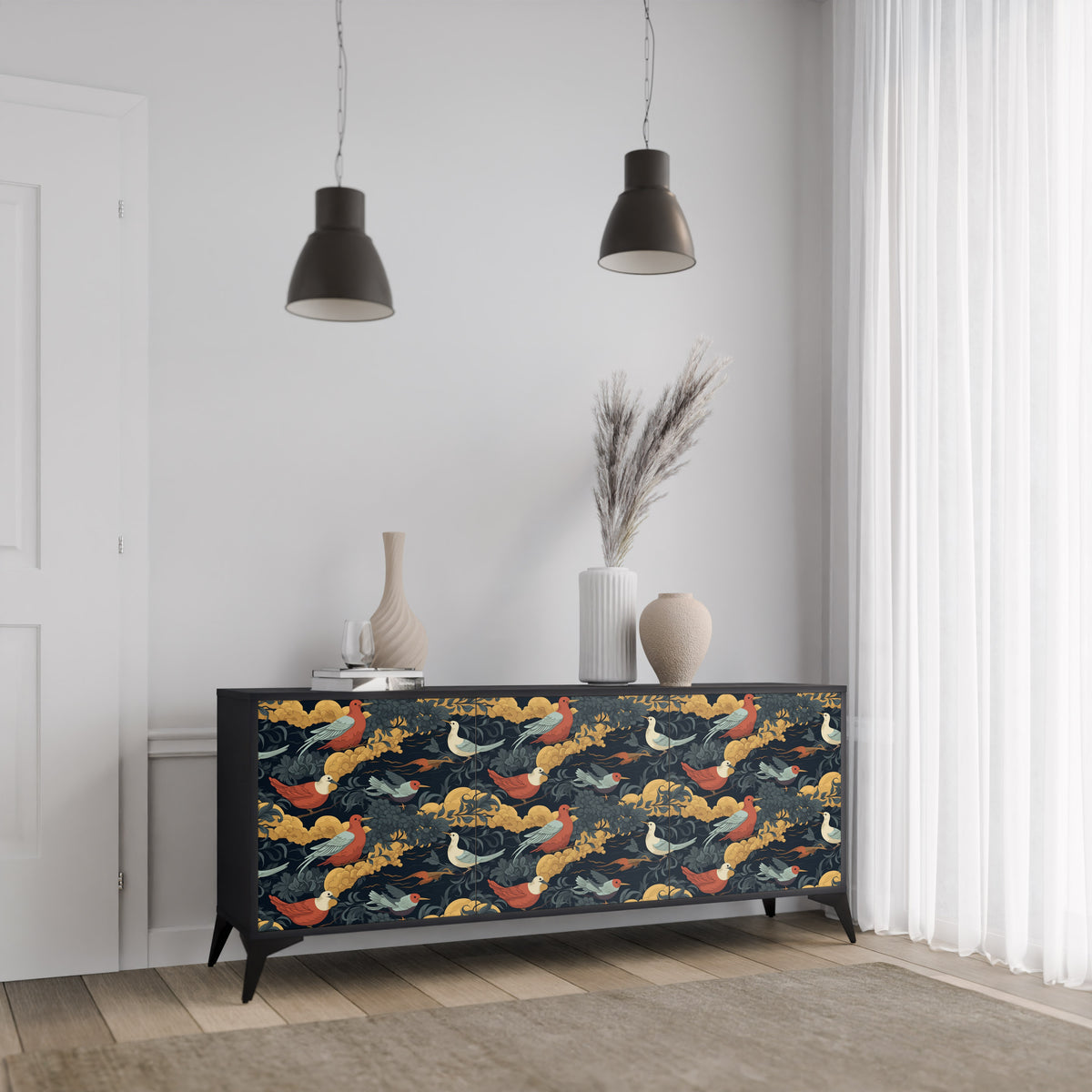 FOWLY DAZE 3-Door Sideboard