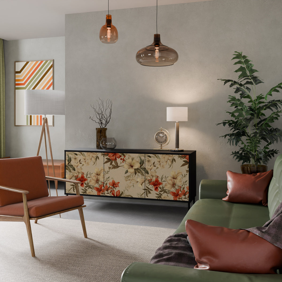 BLOOMING HARMONY 3-türiges Sideboard