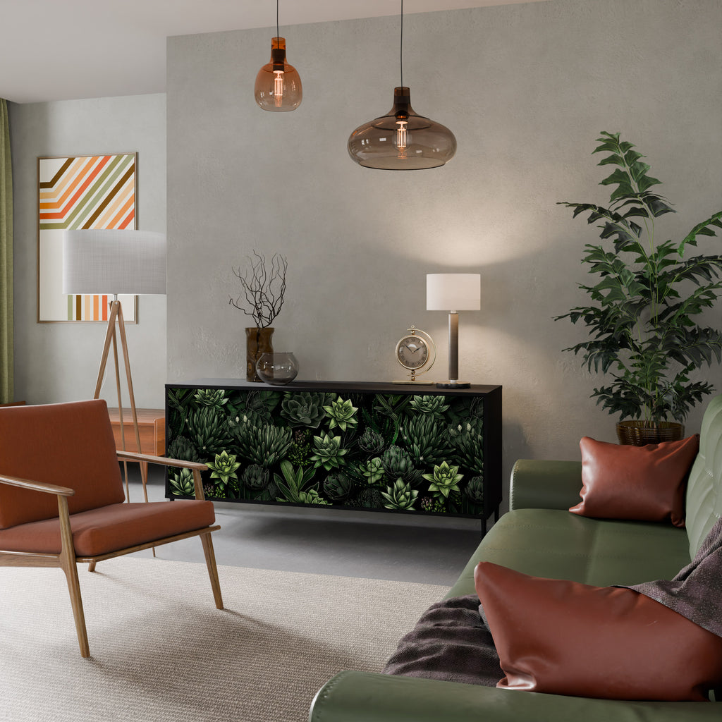 SUCCULENT JUNGLE Aparador de 3 Puertas