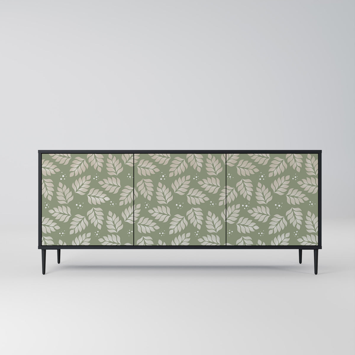 LEAVES ON GREEN 3-türiges Sideboard