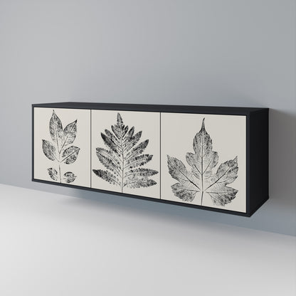LEAFY STAMPS Třídveřová komoda