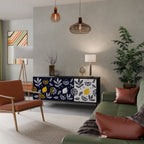 CITRUS BLACK AND WHITE Aparador de 3 Portas