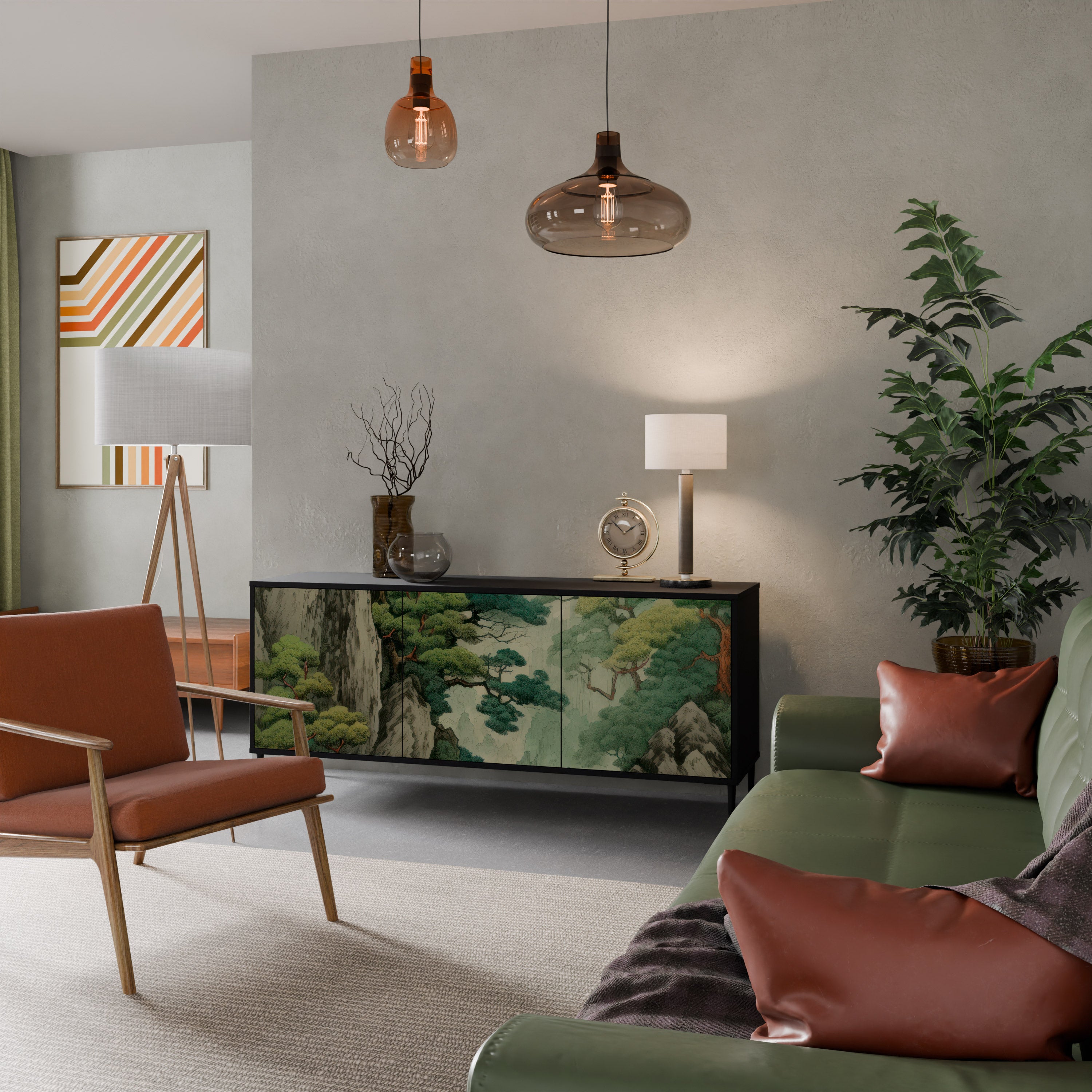 VERDURE ABYSS Aparador de 3 Puertas