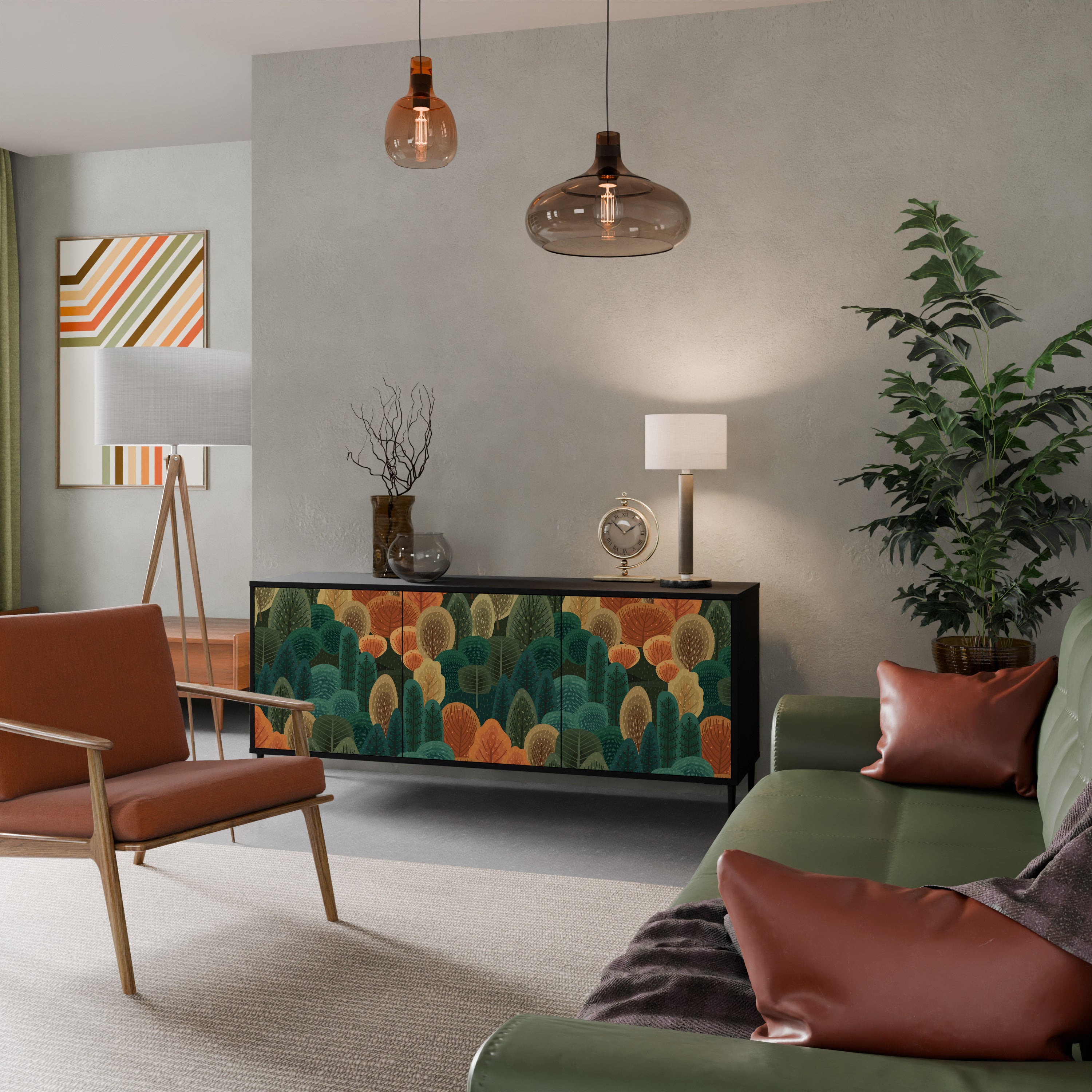 AUTUMN KALEIDOSCOPE Aparador de 3 Portas