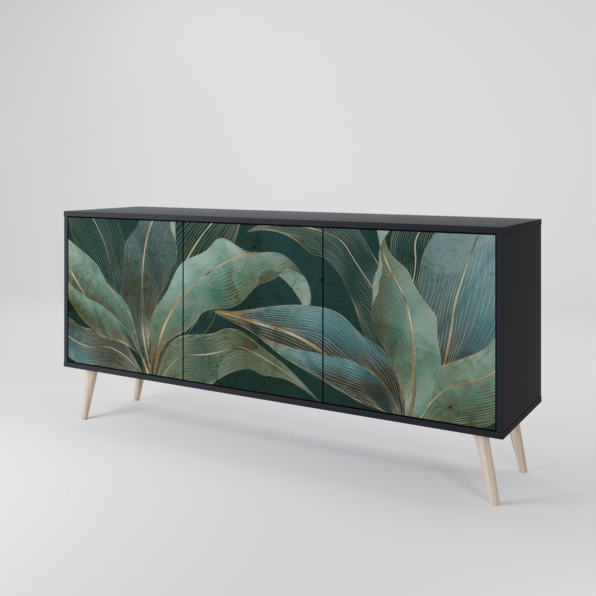 ROYAL GREEN Aparador de 3 Portas