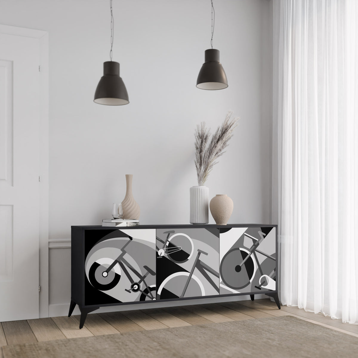 BIKE ENERGY 3-Door Sideboard