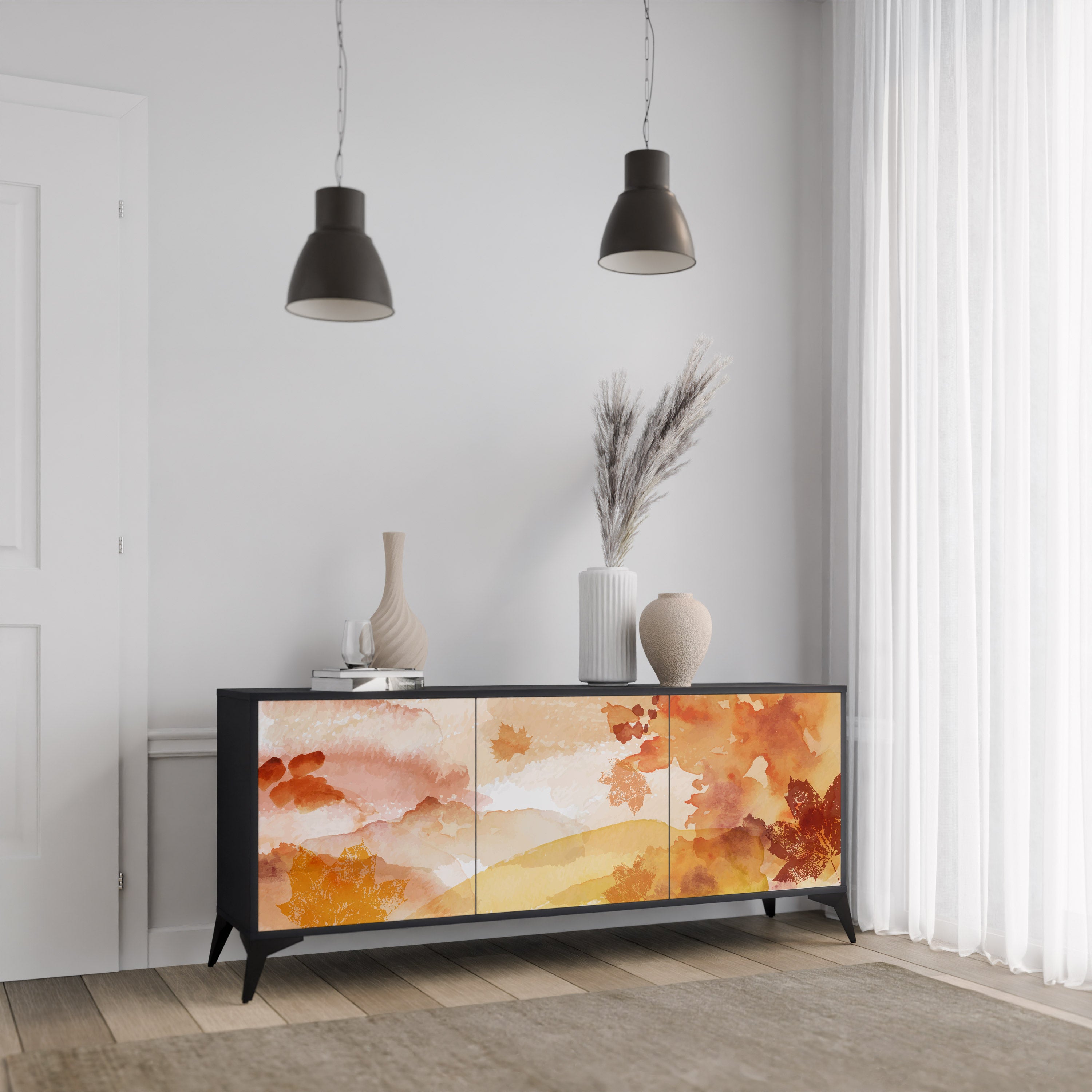 TRACES OF AUTUMN Μπουφές 3-θυρών