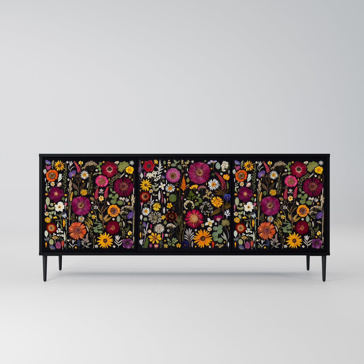 MIDNIGHT GARDEN 3-Door Sideboard
