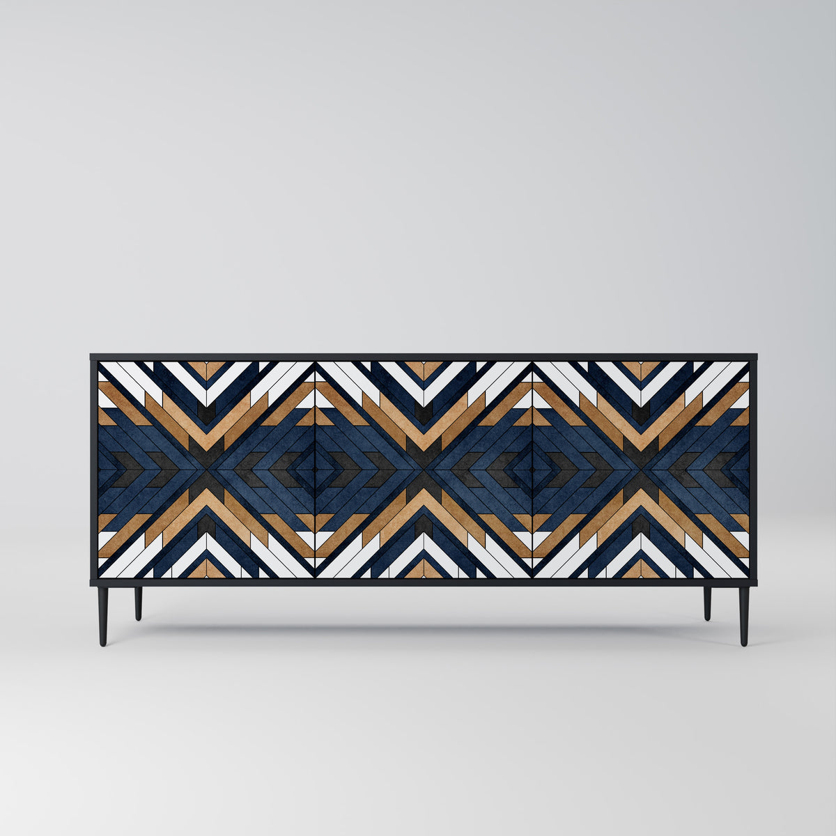 ARTFUL GEOMETRY 3-türiges Sideboard