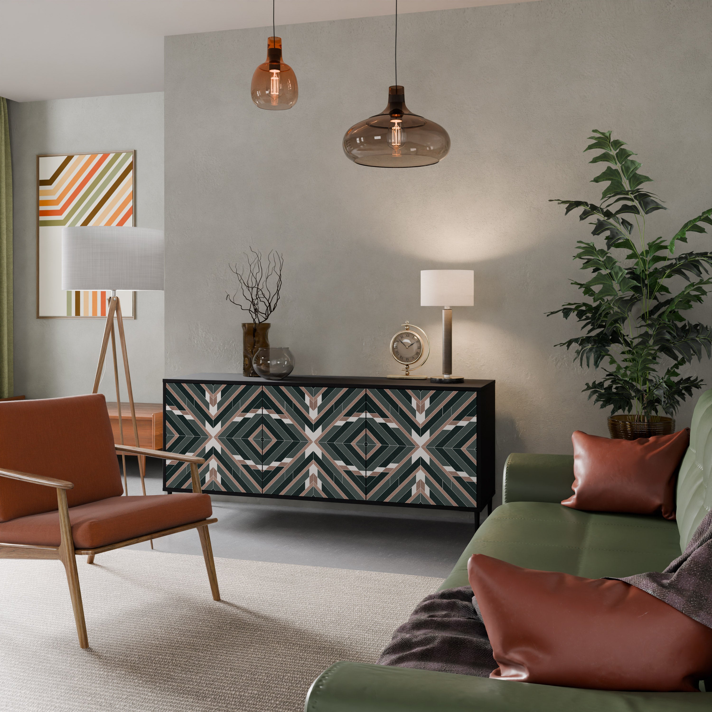 DIMENSION DELIGHTS Aparador de 3 Portas