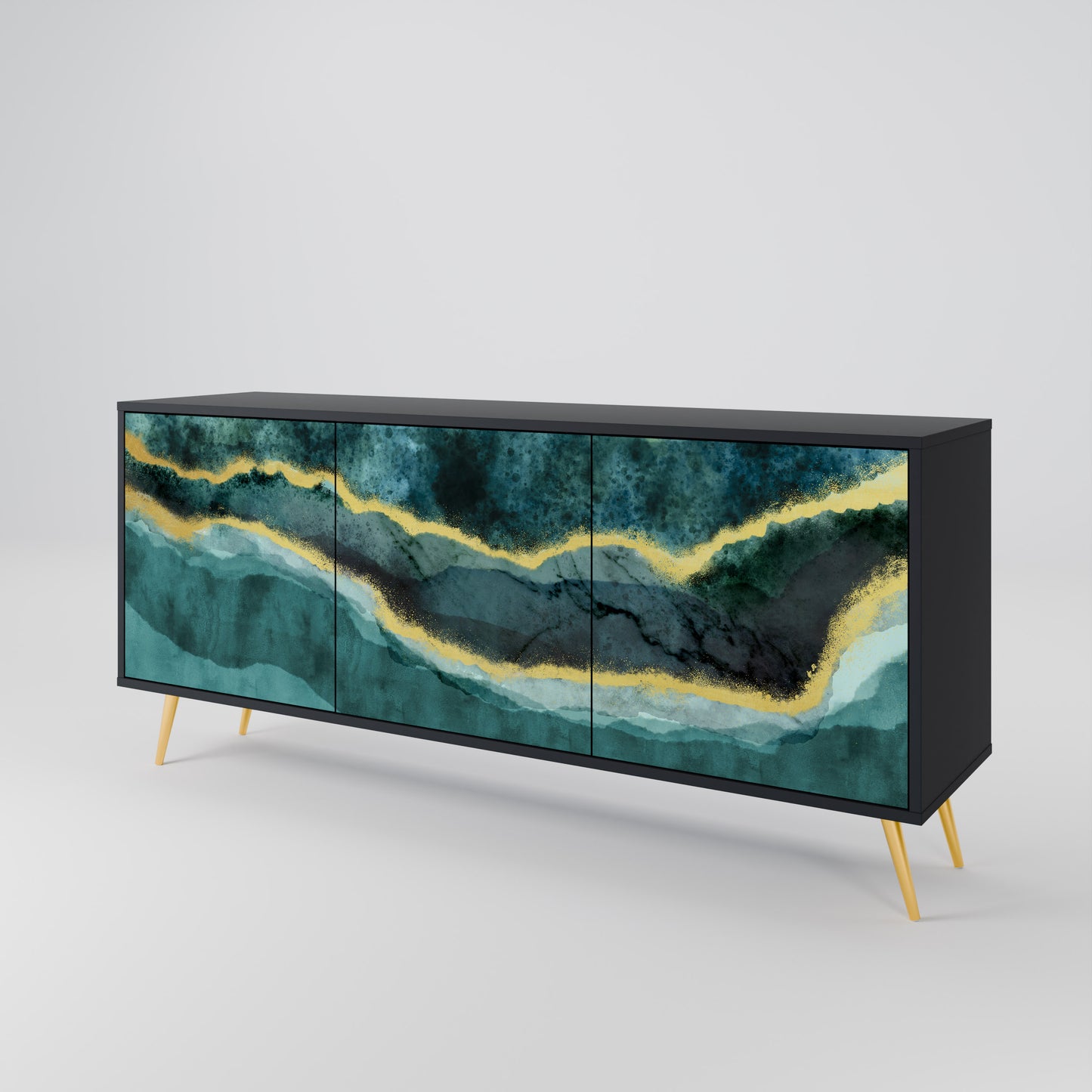 GOLDRUSH ODYSSEY 3-türiges Sideboard