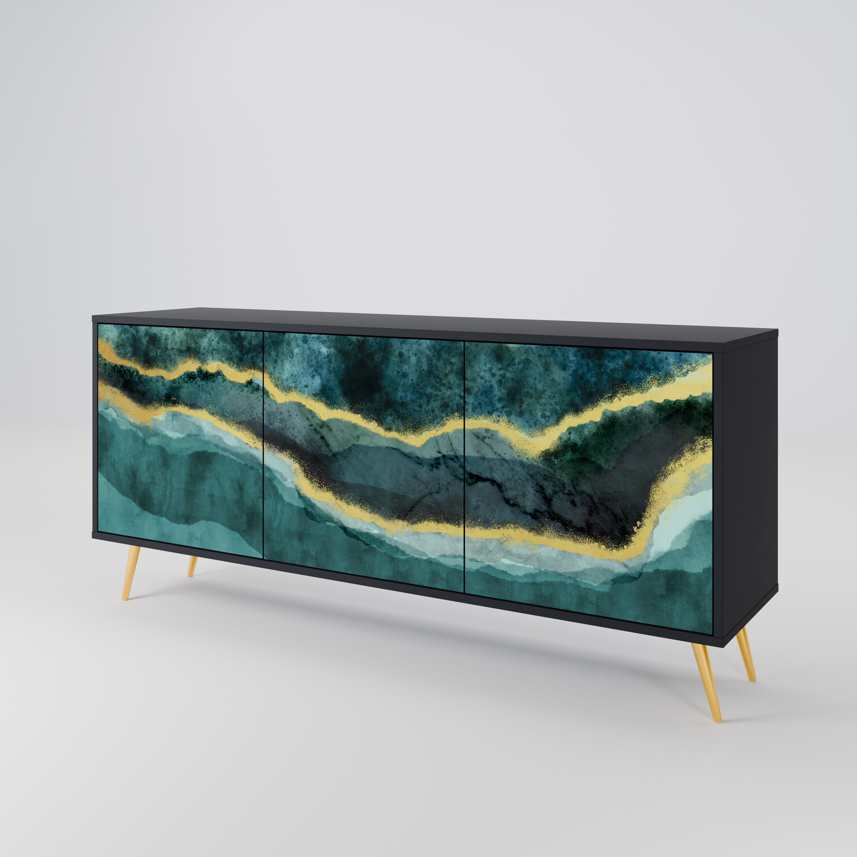 GOLDRUSH ODYSSEY Μπουφές 3-θυρών