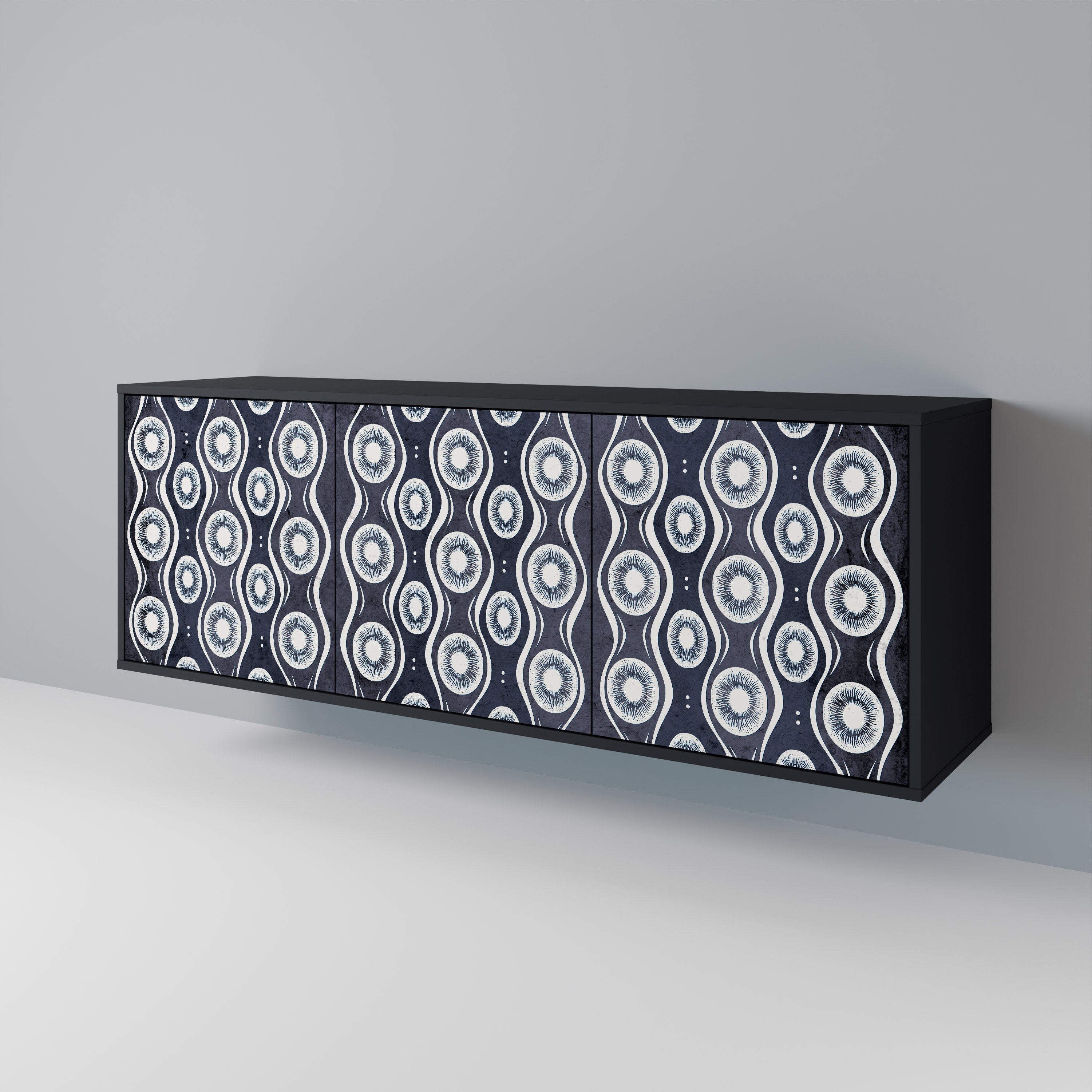 GRAPHITE EYES 3-Door Sideboard