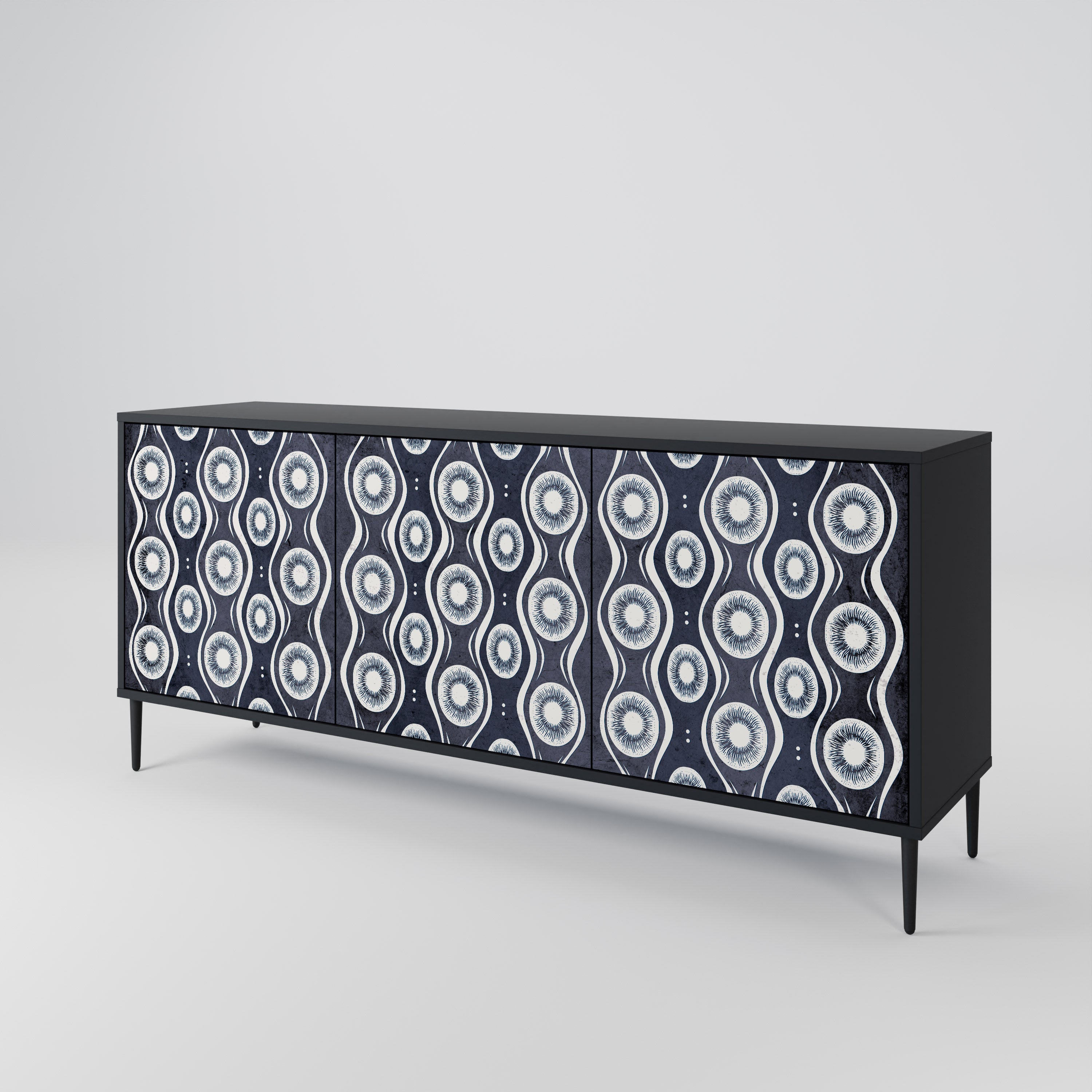 GRAPHITE EYES 3-Door Sideboard