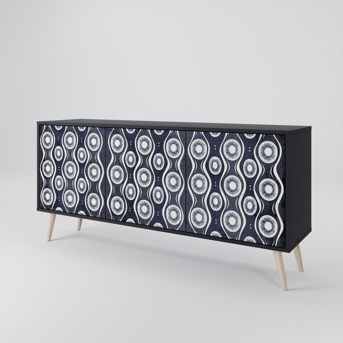 GRAPHITE EYES 3-Door Sideboard