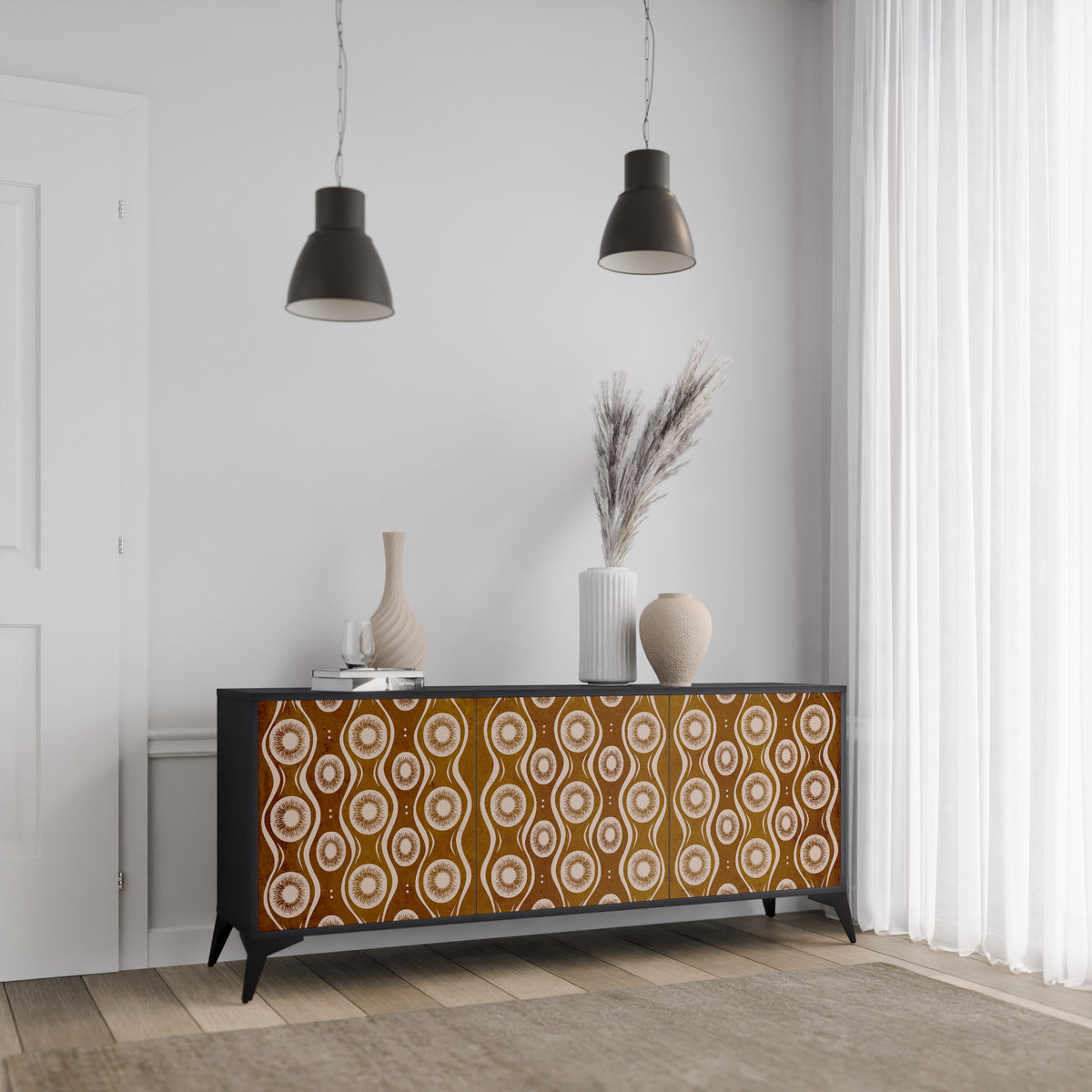 BROWN EYES 3-türiges Sideboard
