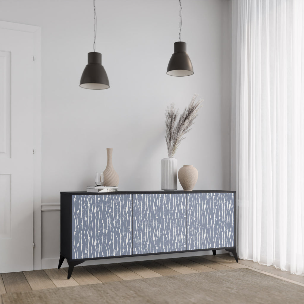 GRAPHITE RAIN 3-Door Sideboard
