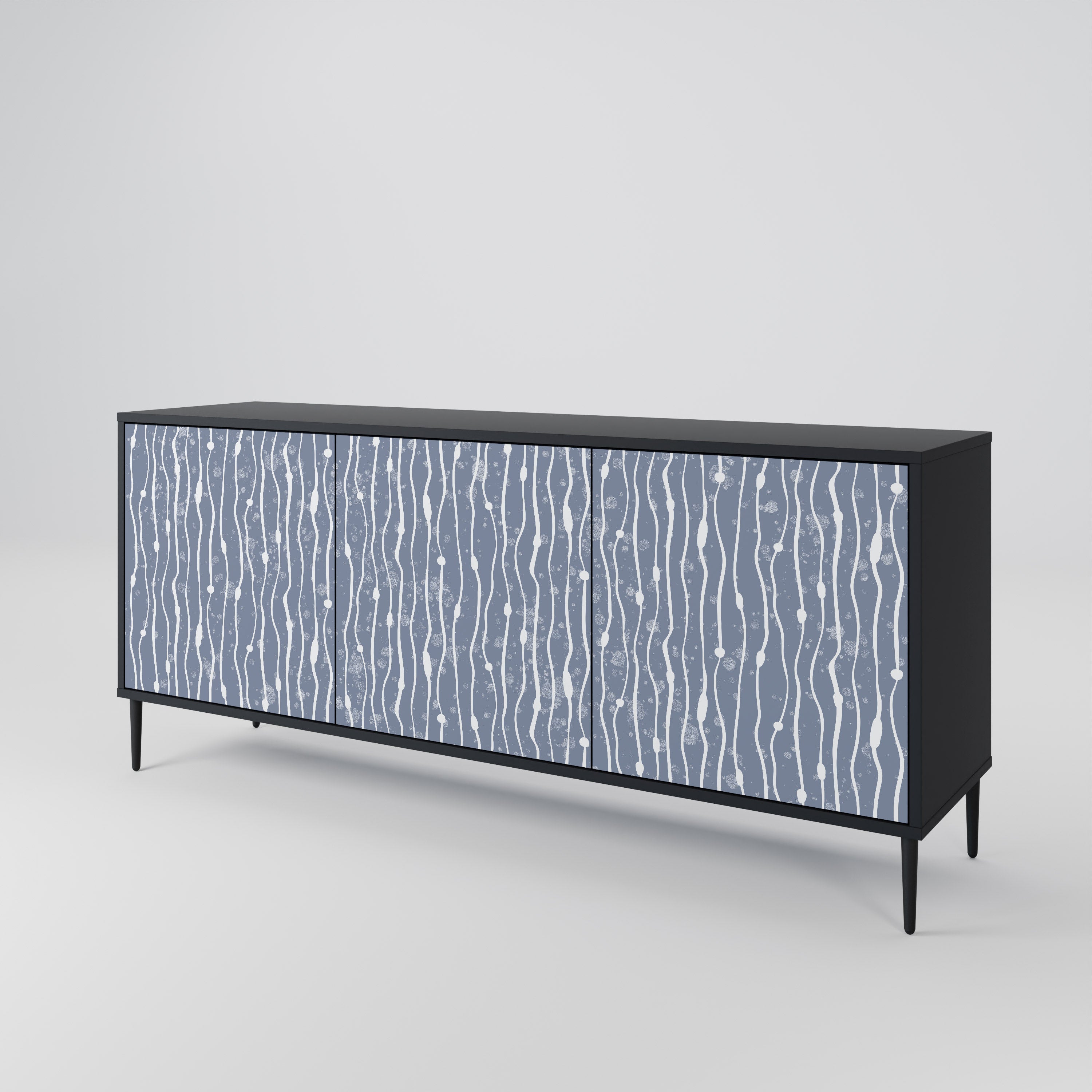 GRAPHITE RAIN 3-Door Sideboard