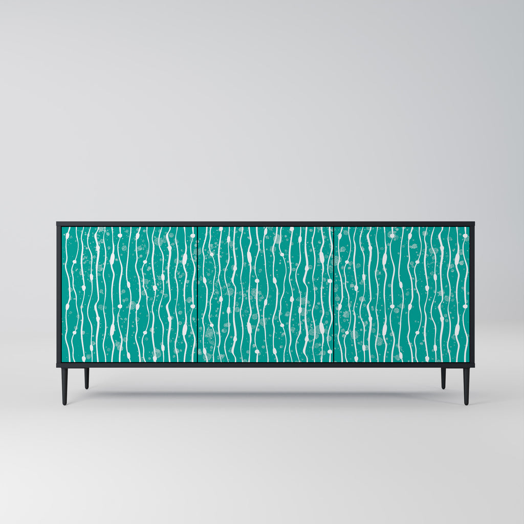 TURQUOISE RAIN 3-Door Sideboard