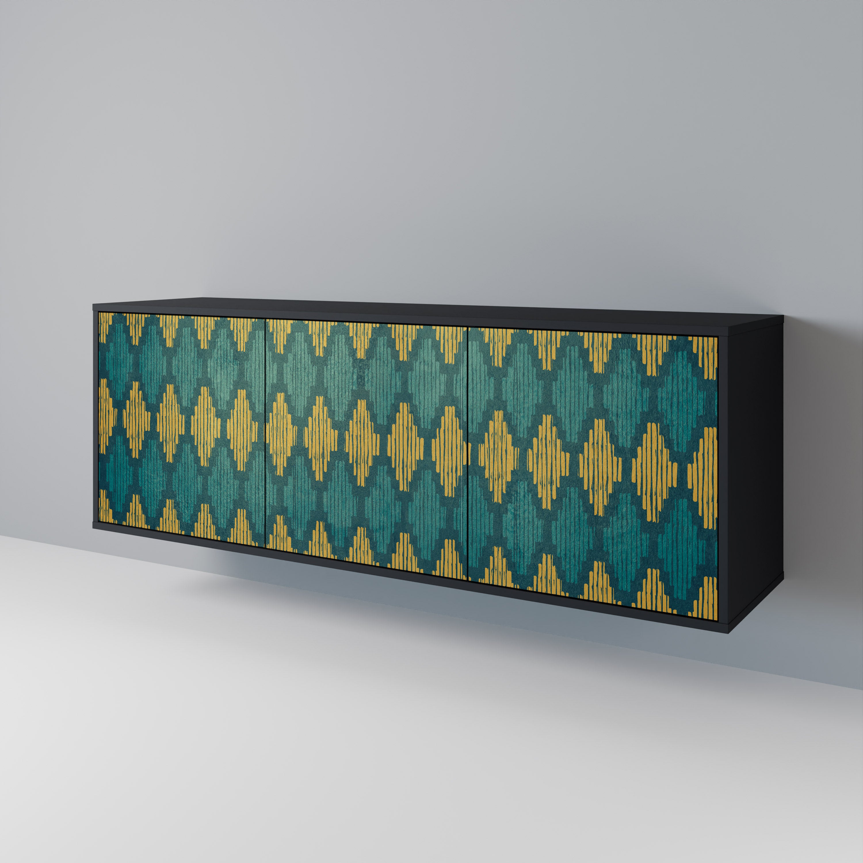 POLYGONS 3-Door Sideboard