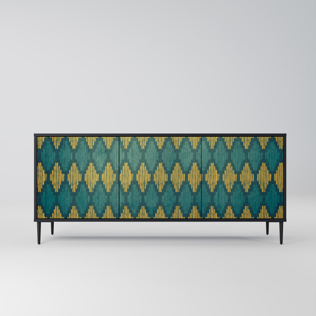 POLYGONS 3-türiges Sideboard