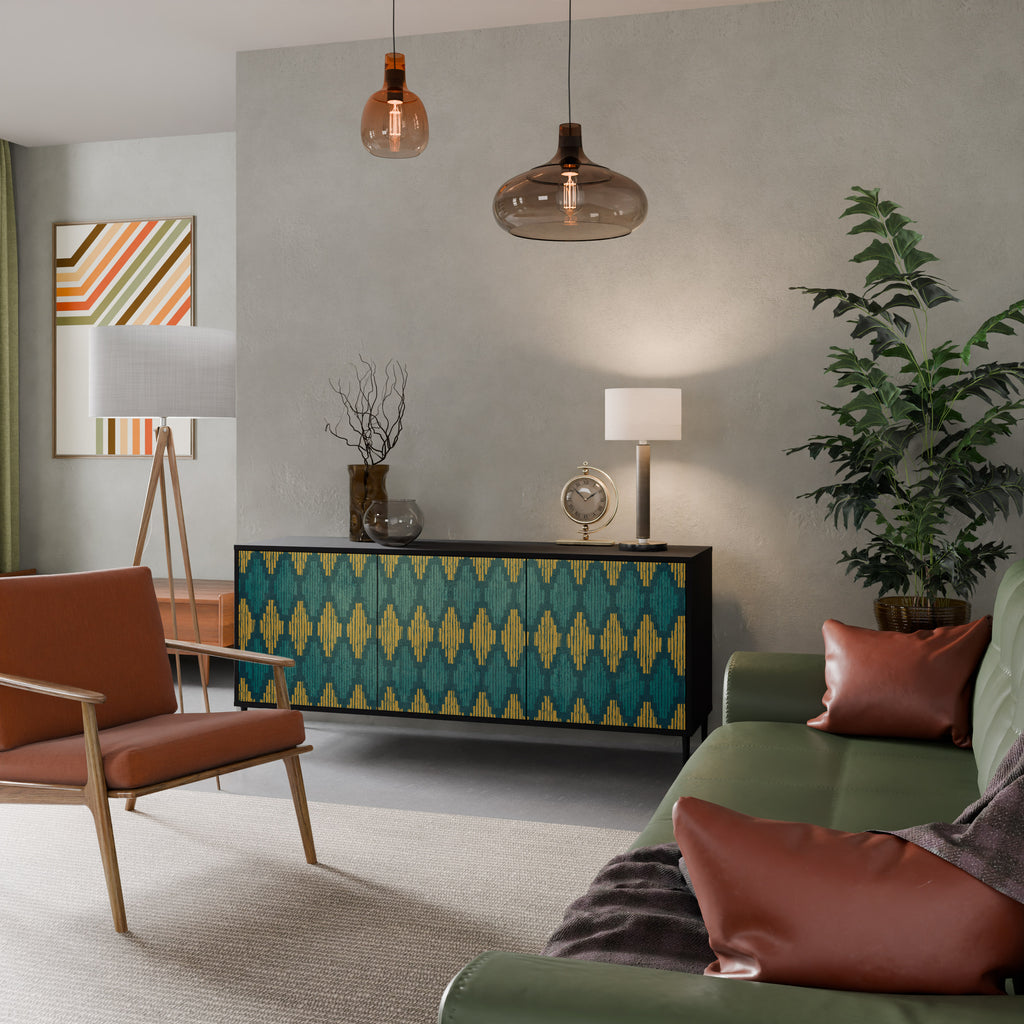 POLYGONS 3-türiges Sideboard