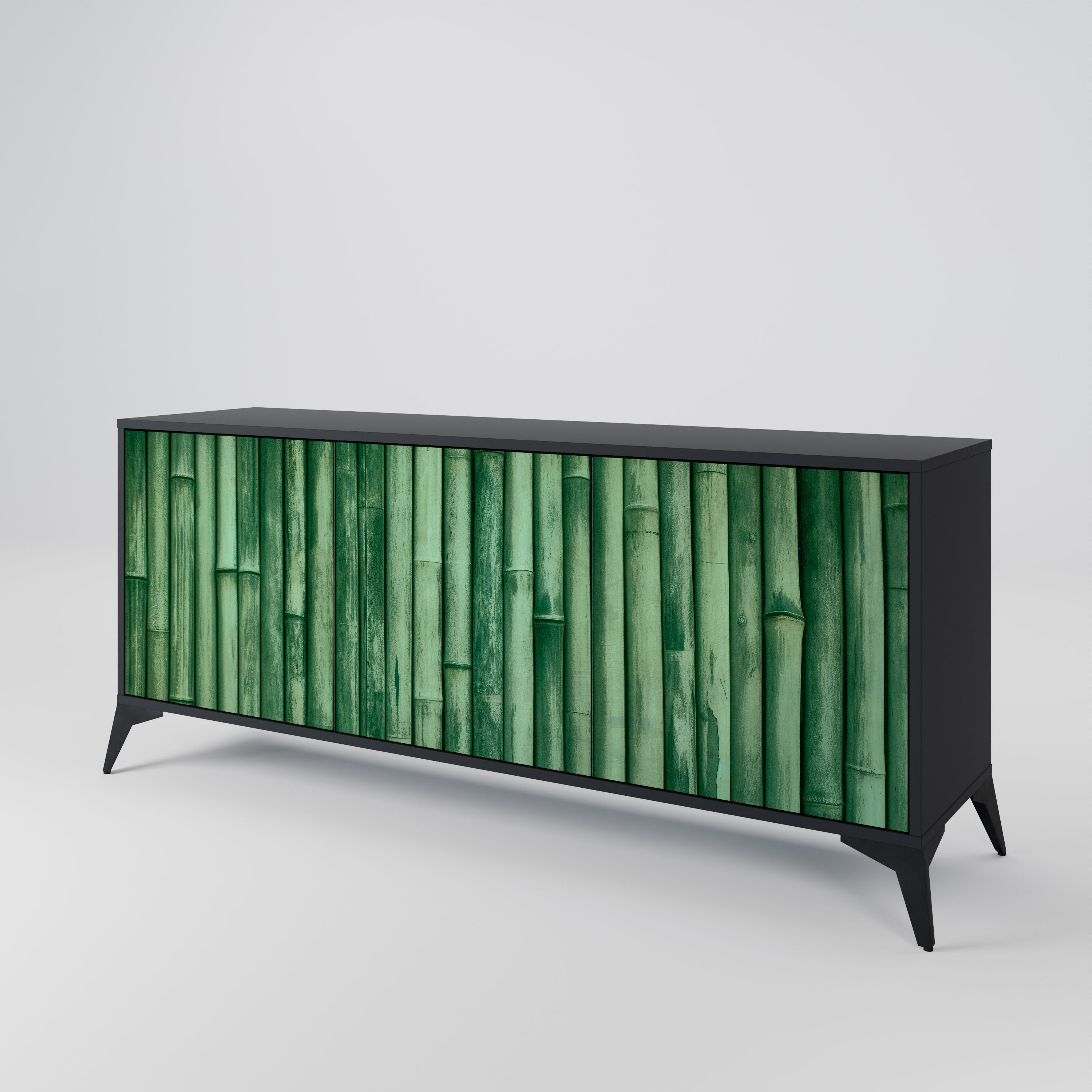 NATURAL GREEN 3-Door Sideboard