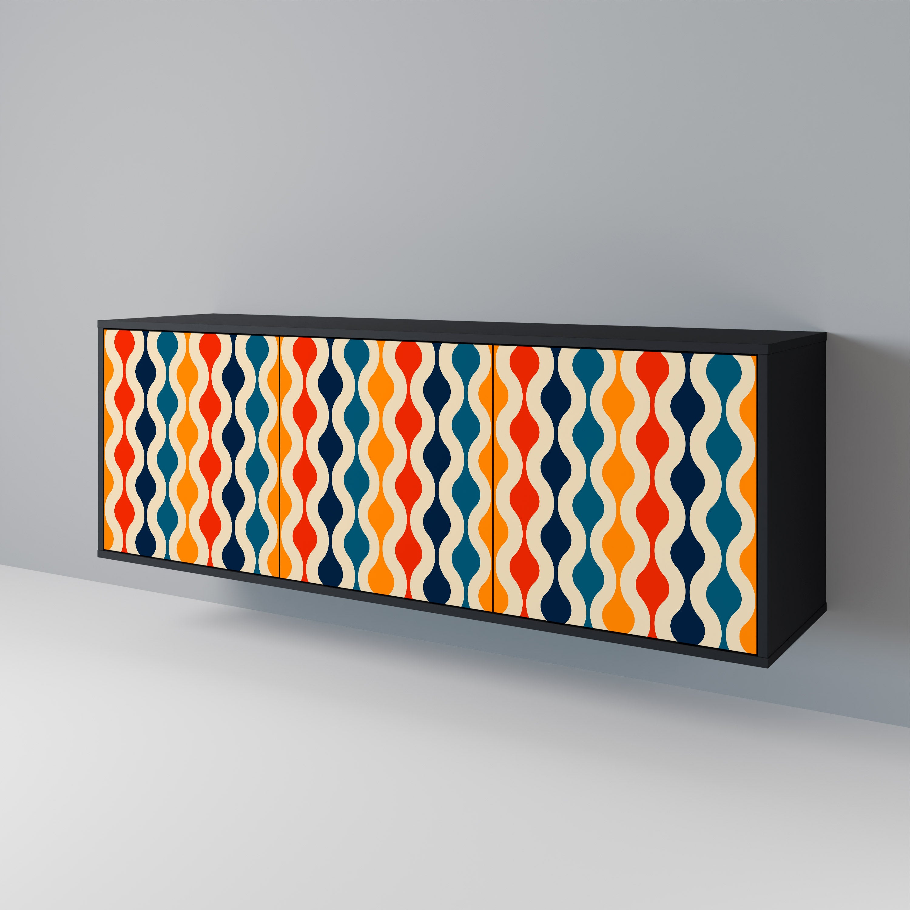 COLORFUL NOSTALGIA 3-Door Sideboard
