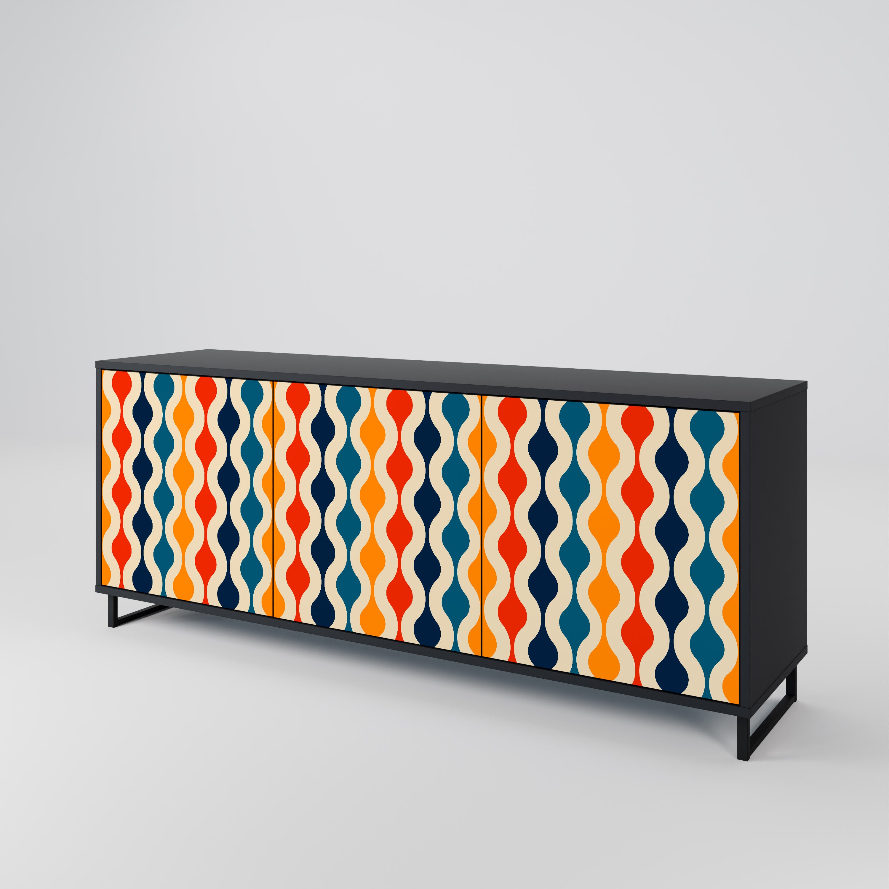 COLORFUL NOSTALGIA 3-Door Sideboard