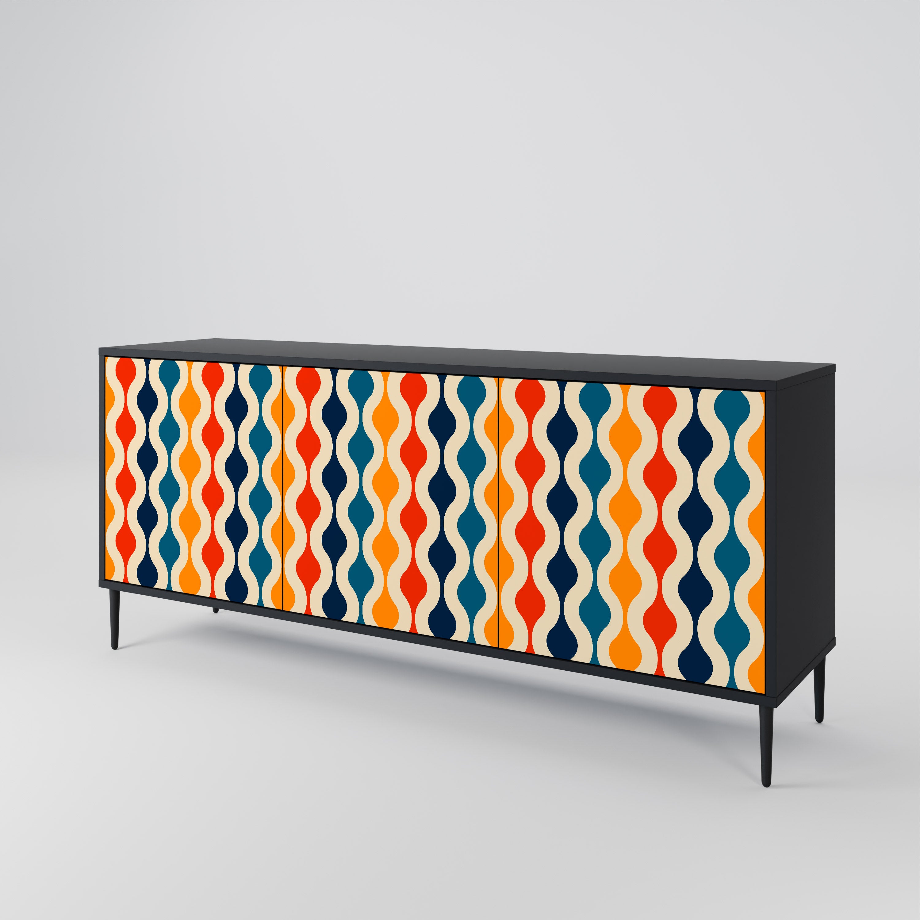 COLORFUL NOSTALGIA 3-Door Sideboard