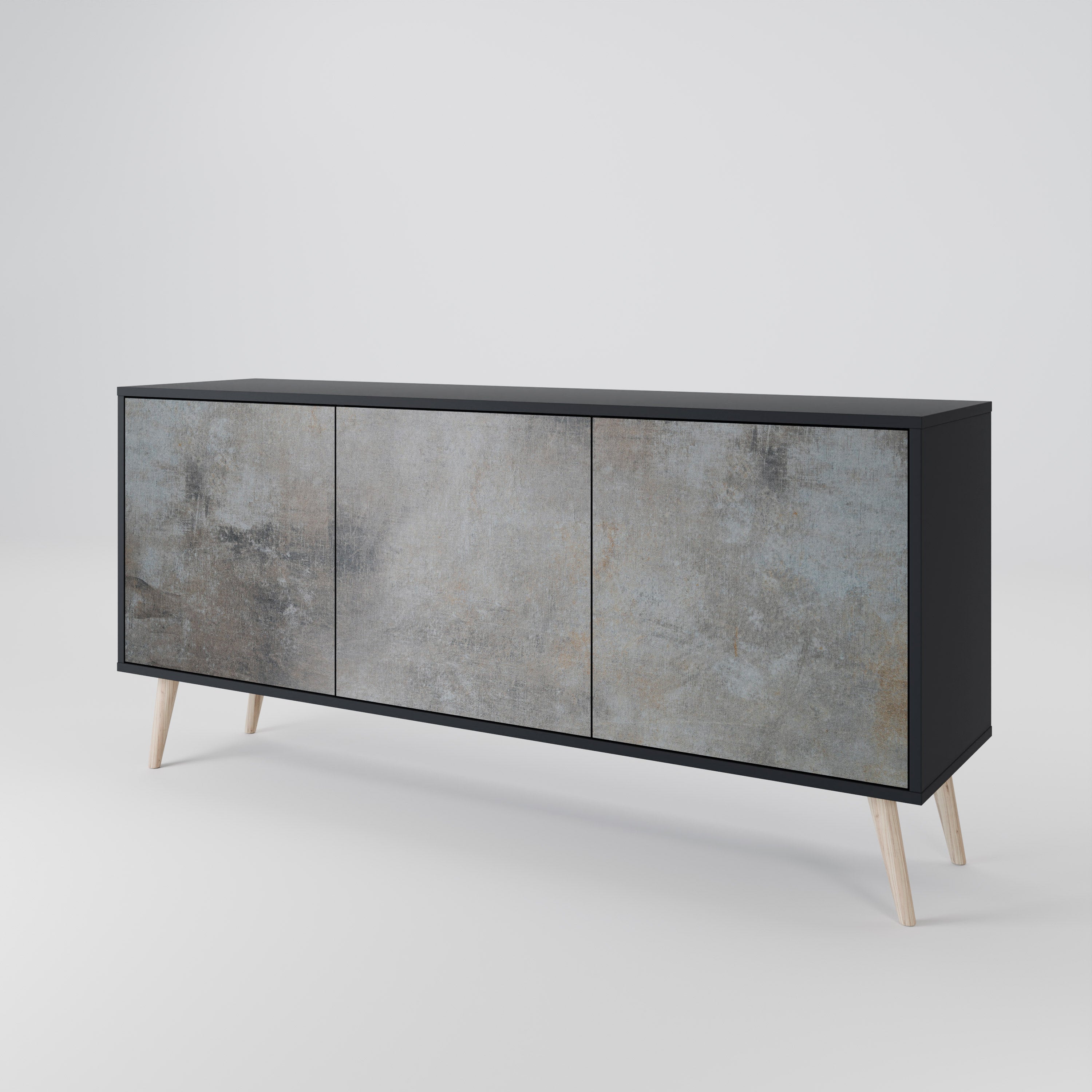 CONCRETE WALL 3-Door Sideboard