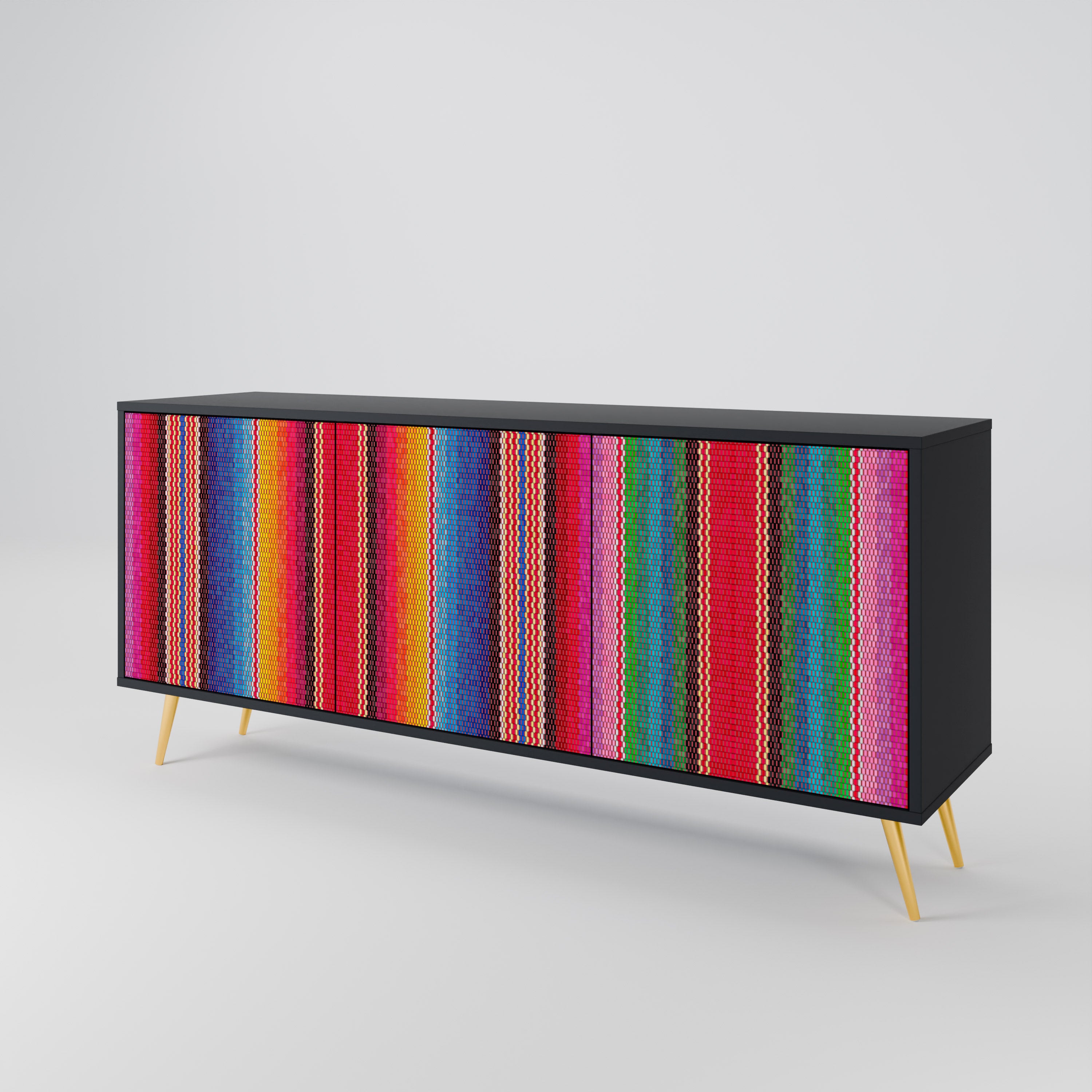 ETHNIC MEXICAN 3-Door Sideboard