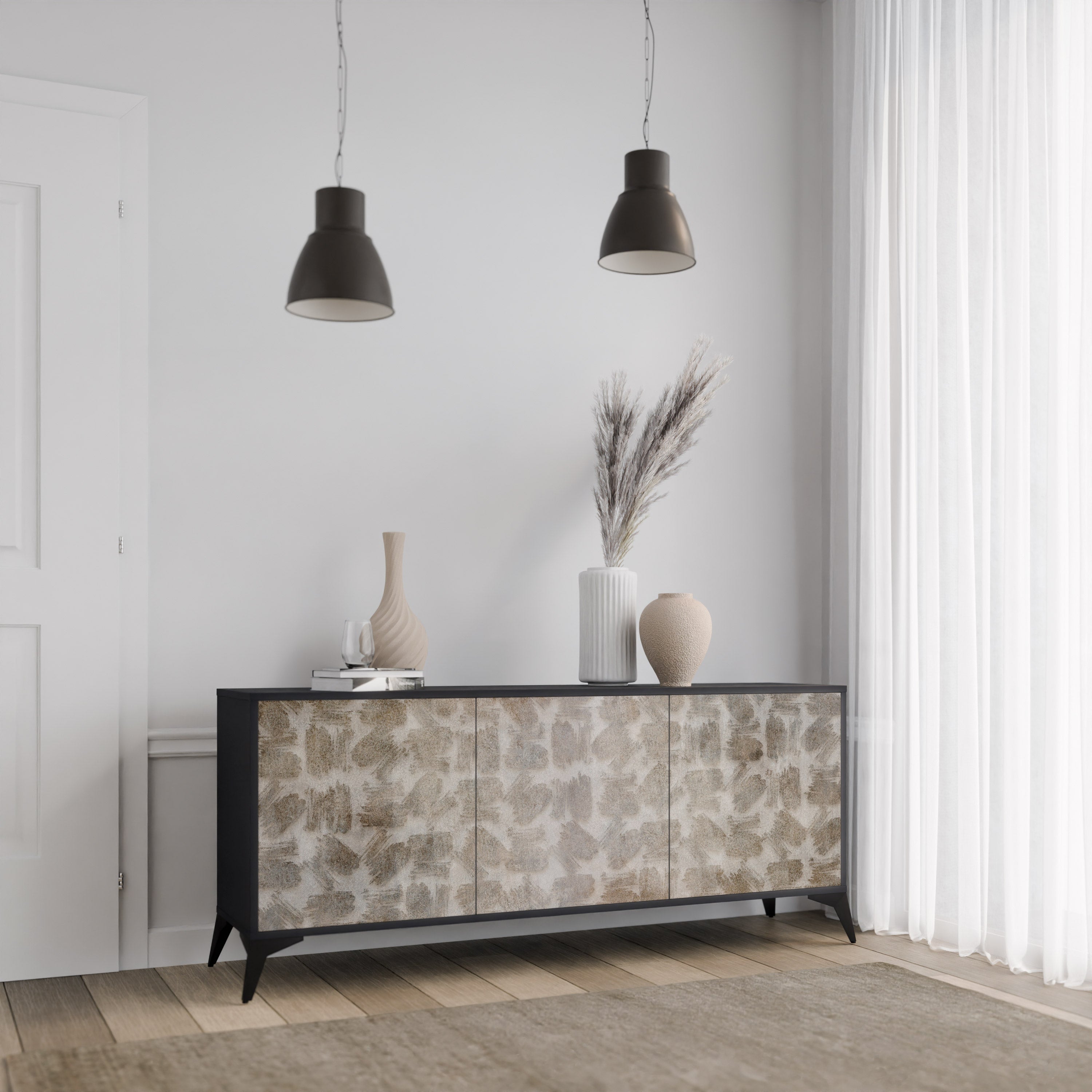 SLIGHTLY BLURRED 3-Door Sideboard
