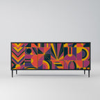 ELECTRIC PATTERNS 3-türiges Sideboard