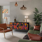 ELECTRIC PATTERNS 3-türiges Sideboard