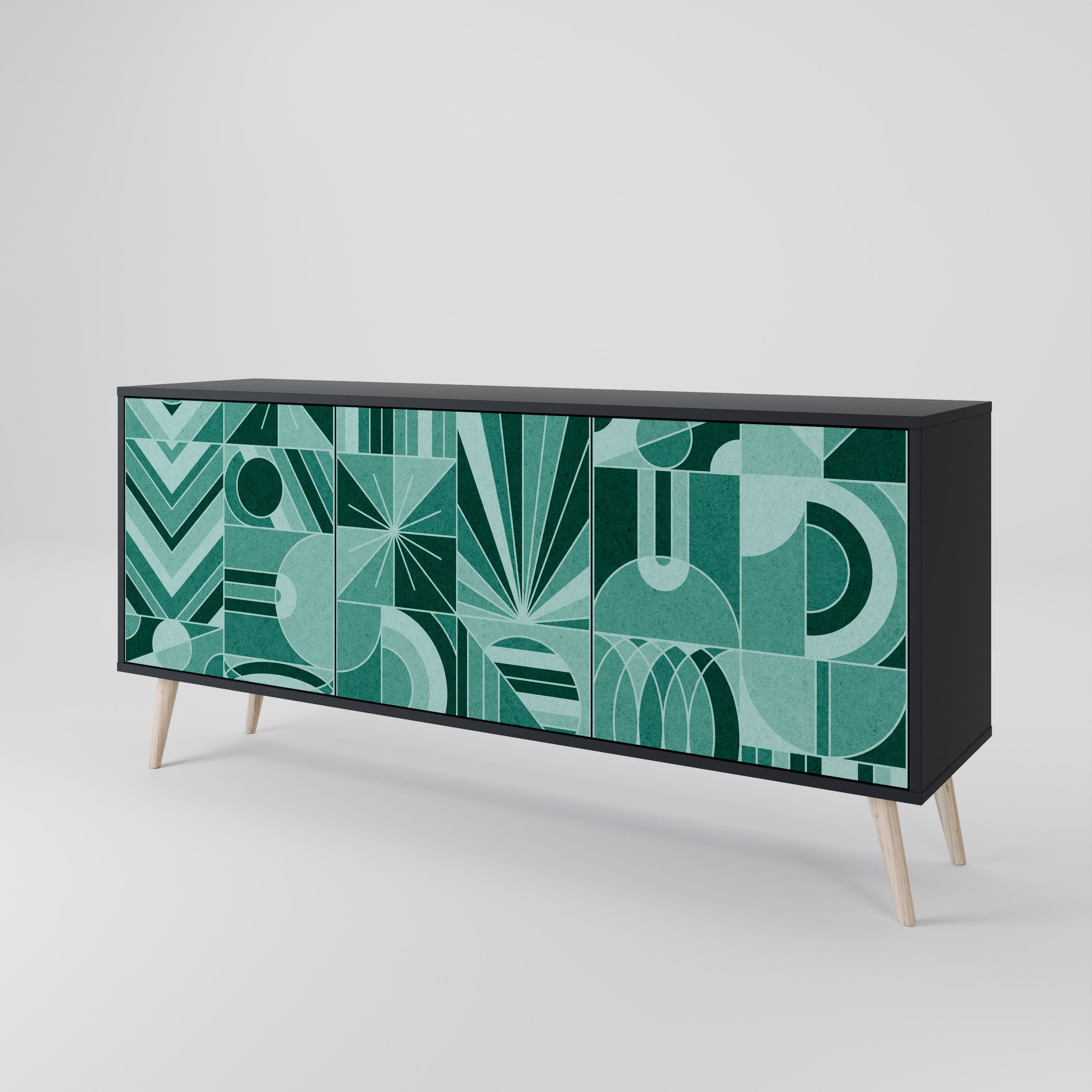 HARMONIC GRID 3-Door Sideboard