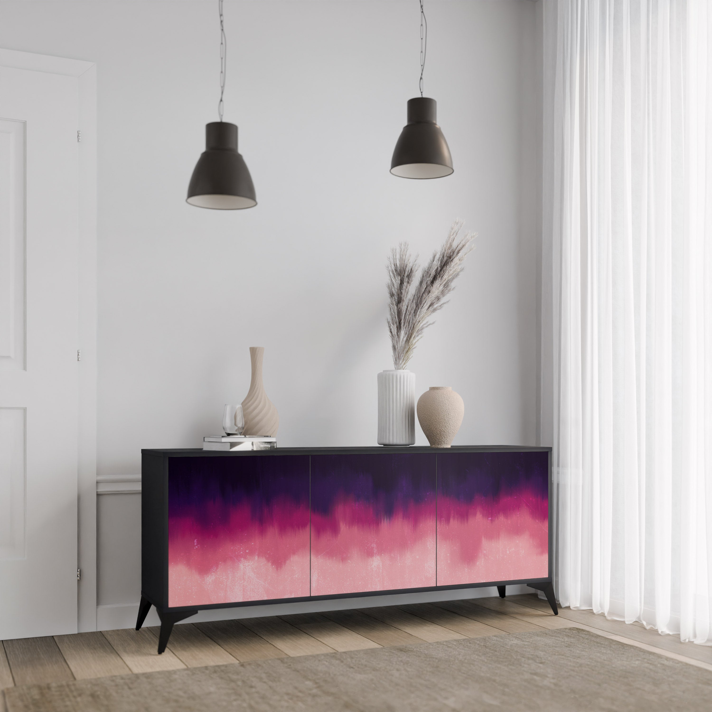 AURORA BOREALIS 3-Door Sideboard