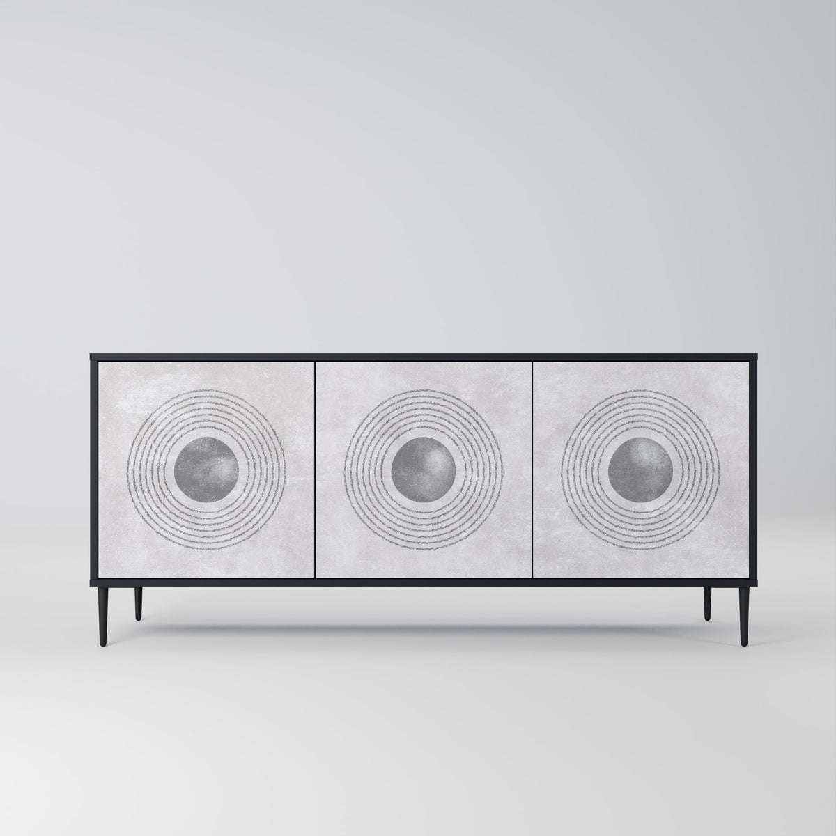 SOLID CIRCLES 3-türiges Sideboard