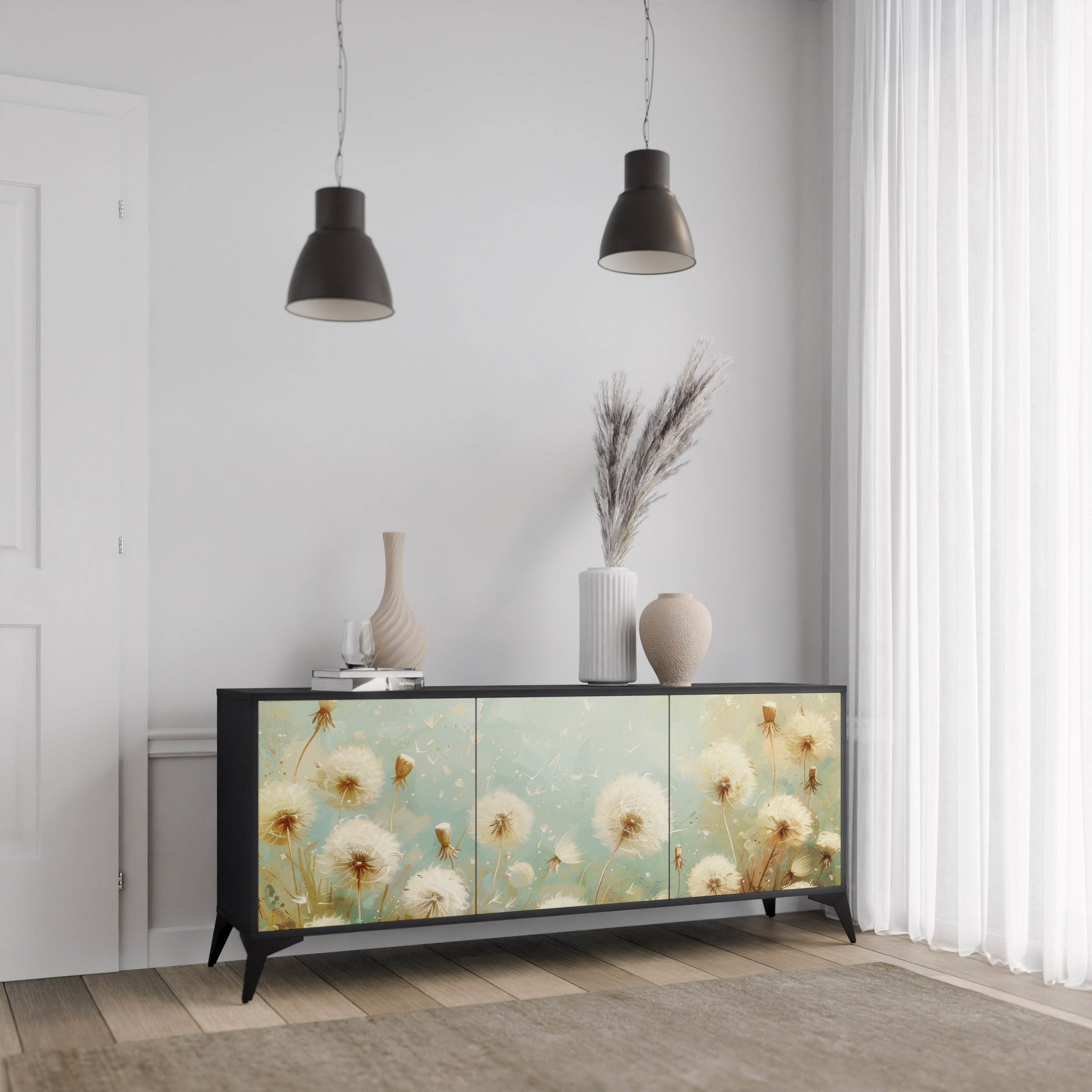 DREAMY MEADOW 3-Door Sideboard