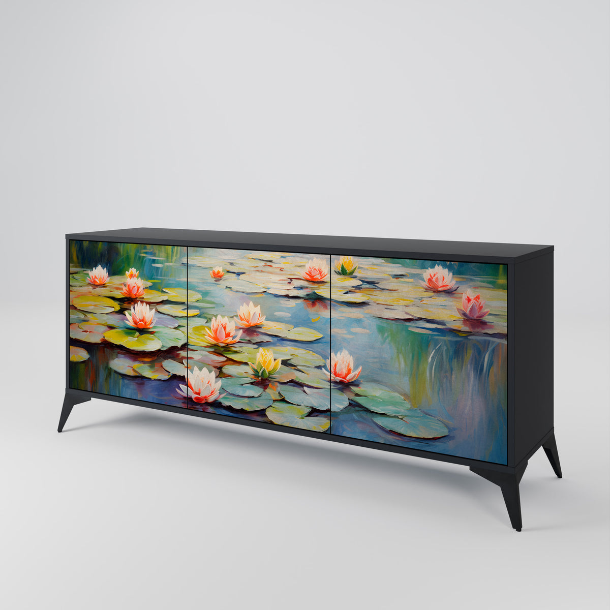 BLOOMING WATERS Aparador de 3 Portas