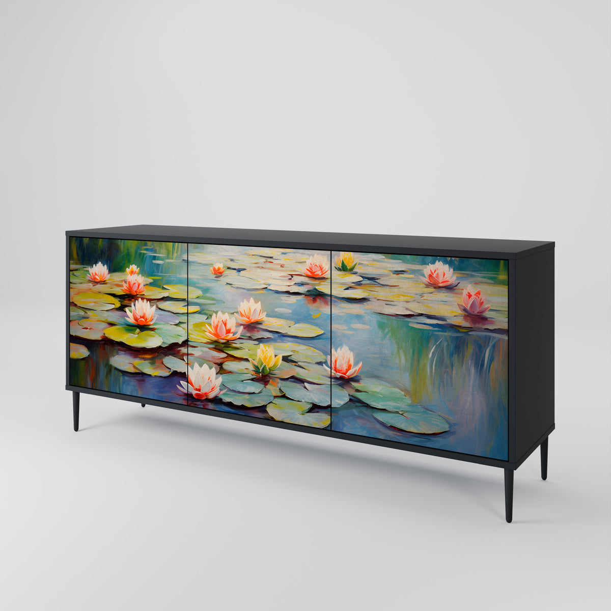 BLOOMING WATERS Aparador de 3 Portas