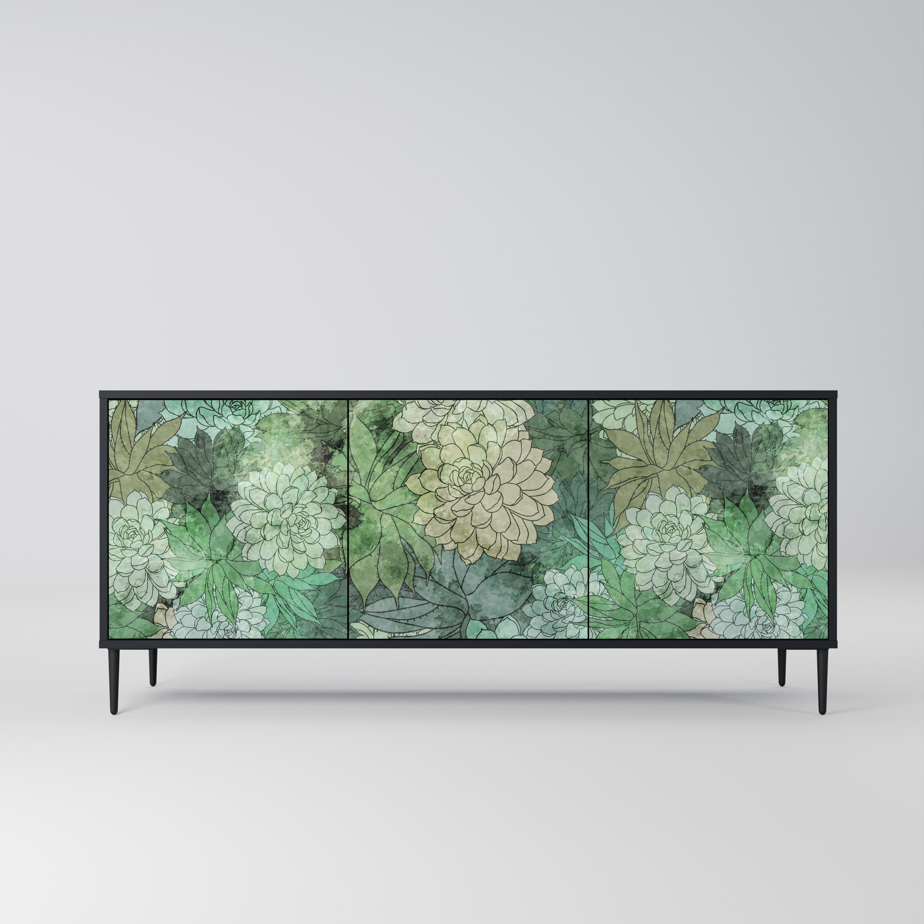 SUCCULENT CLUSTER 3-türiges Sideboard