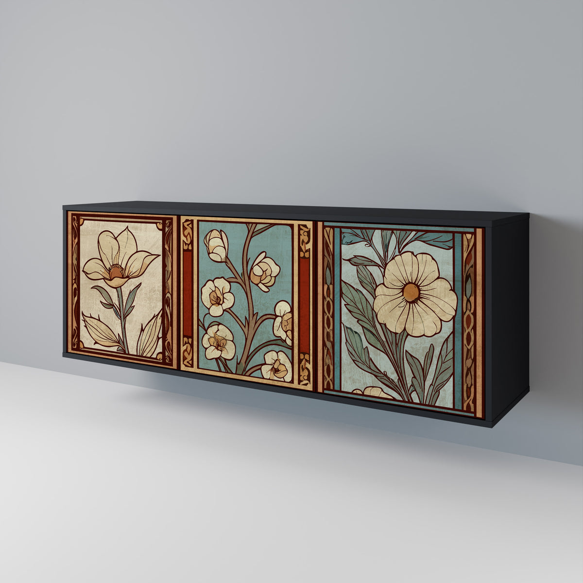 TIMELESS FLORA 3-türiges Sideboard
