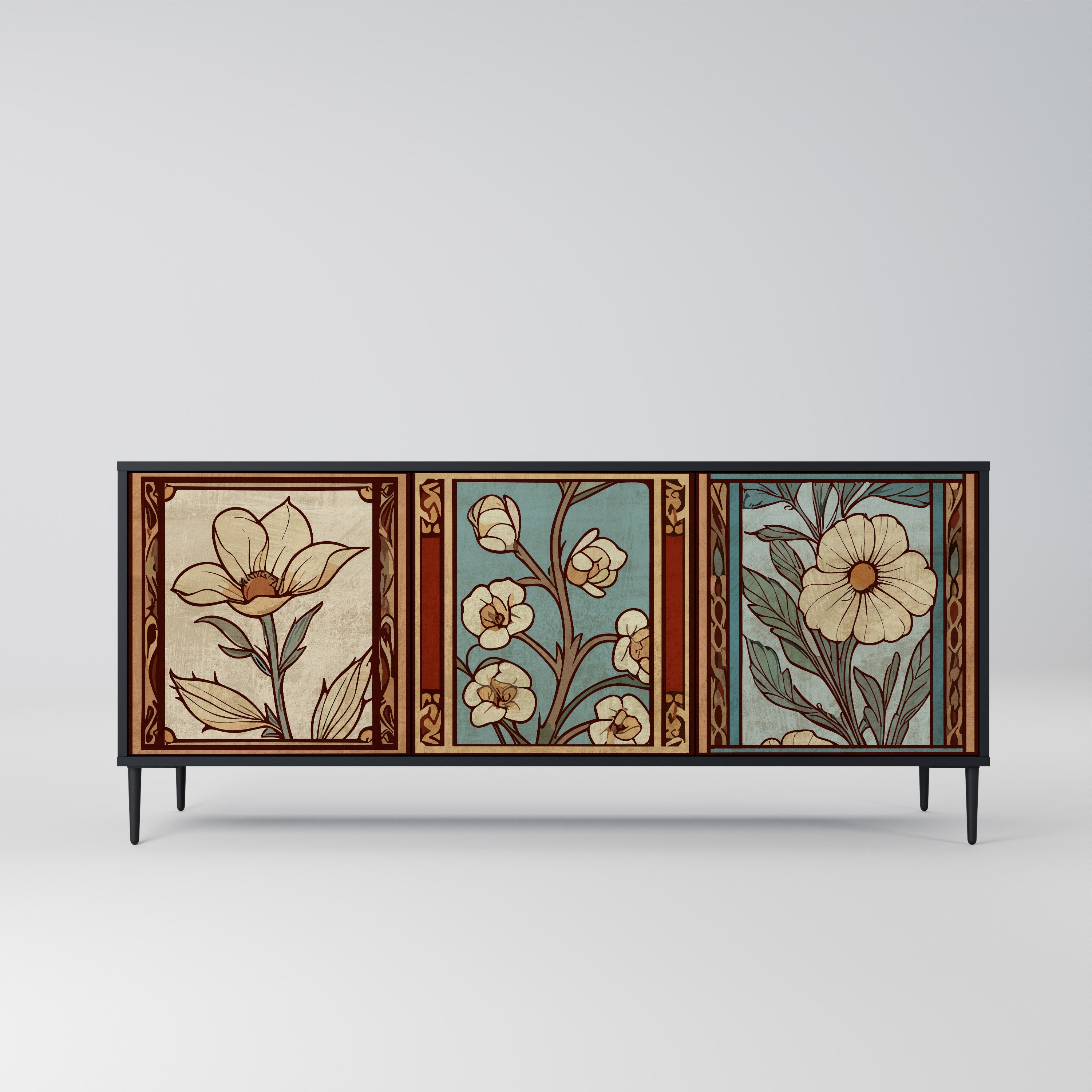TIMELESS FLORA 3-Door Sideboard
