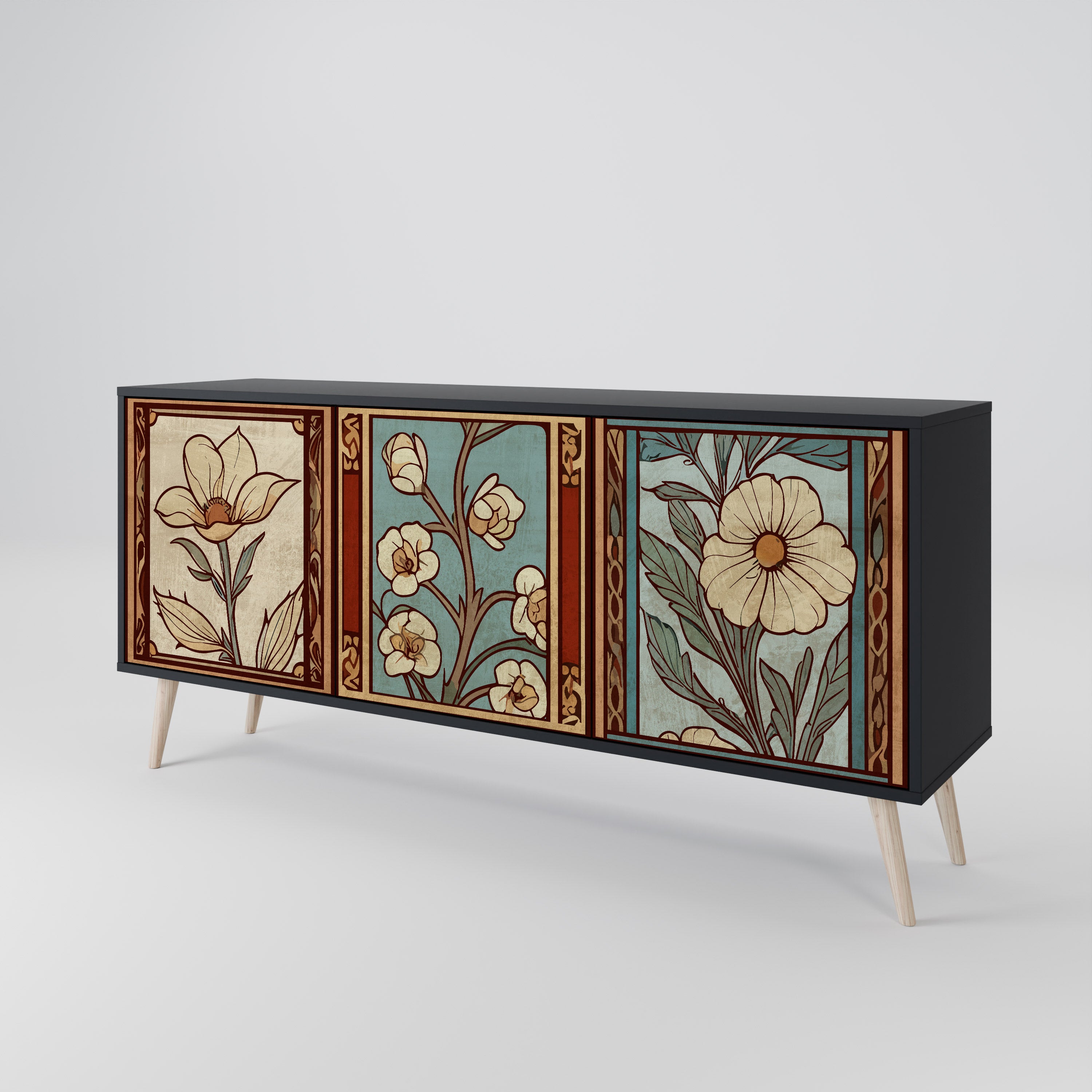TIMELESS FLORA 3-Door Sideboard