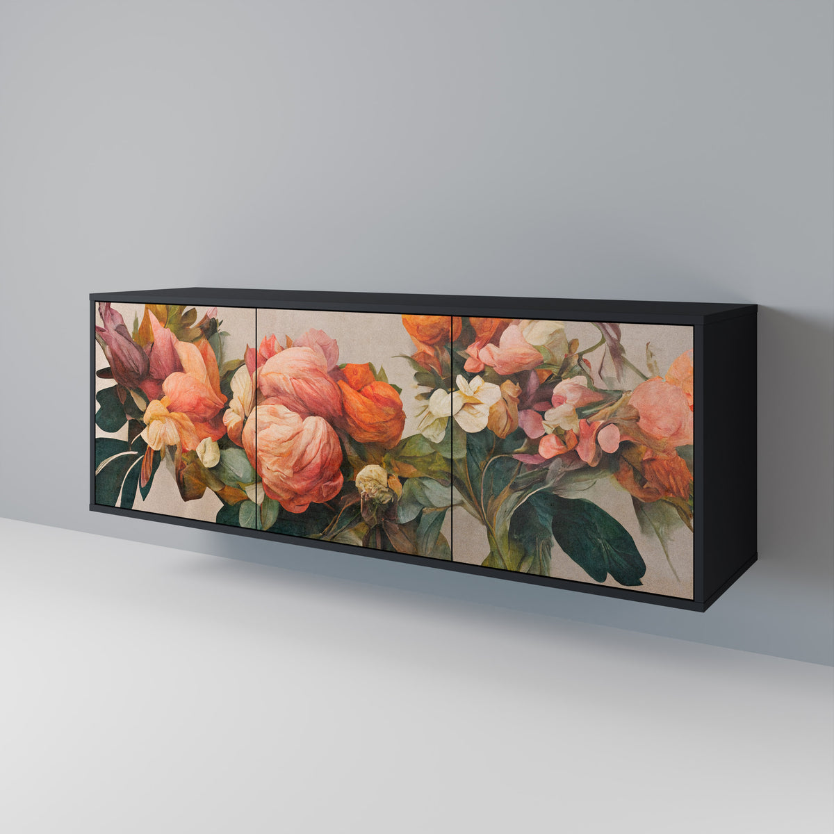 STYLISH BEAUTY Aparador de 3 Puertas